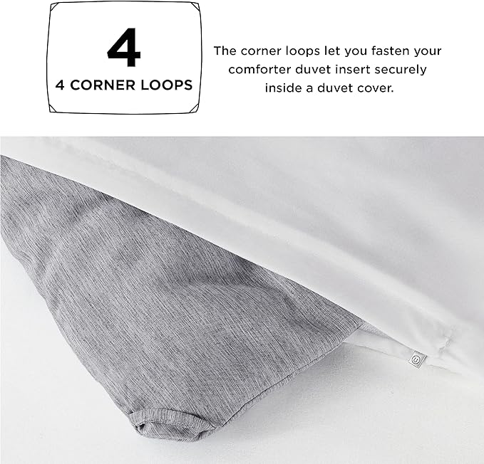 Bedsure King Size Comforter Set - Dark Grey King Comforter Set, Soft Bedding for All Seasons, Cationic Dyed Bedding Set, 3 Pieces, 1 Comforter (104"x90") and 2 Pillow Shams (20"x36"+2")