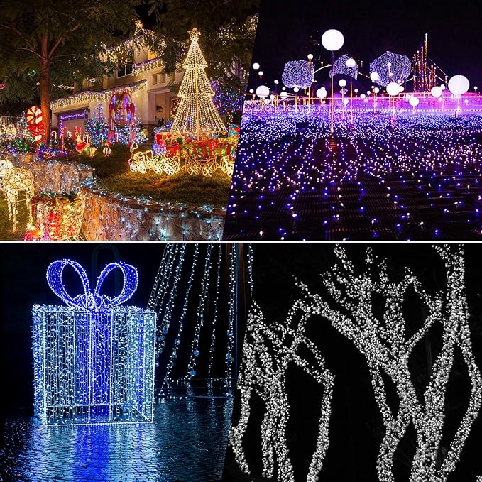Christmas Lights, Battery Operated String Lights 18ft 50 LED Mini String Lights, Waterproof Lights with Remote Timer 8 Modes, Indoor Outdoor Garden Party Wedding Xmas Tree Decoration,Multicolor