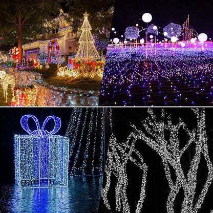 Christmas Lights, Battery Operated String Lights 18ft 50 LED Mini String Lights, Waterproof Lights with Remote Timer 8 Modes, Indoor Outdoor Garden Party Wedding Xmas Tree Decoration, Purple