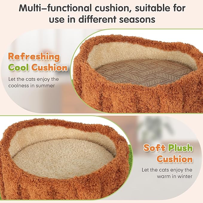 Luxury Cat Tree Tower for Indoor Cats,88.6" Tall Cat Tree,Multi-Level Furniture Activity Center with Scratching Posts Stand House Condo Funny Toys Kittens Pet Play House-Mewly Pet