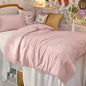 Bedsure Twin/Twin XL Comforter Set - Pink Soft Bedding for All Seasons, Cationic Dyed Bed Set, 2 Pieces, 1 Twin Size Comforter (68"x88") and 1 Pillow Sham (20"x26"+2")
