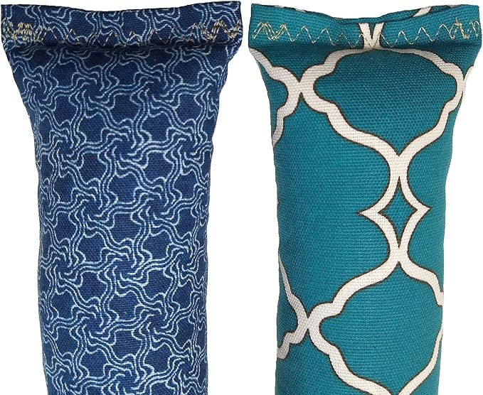 15" Catnip Cat Kicker Toys/Kitty Kick Sticks/Cat-Nip Kick Sticks (Green and Cobalt Blue) (Kickers Filled with 1 oz Premium Canadian Catnip)-Mewly Pet