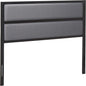 ZINUS Jessica Modern Studio Upholstered Metal Headboard, Full