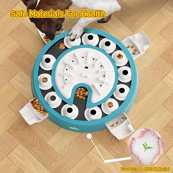 Dog Puzzle,Level 4 in 1 Interactive Toy for Smart Dogs, Multi-Stage Play, Puzzle Toys for Dogs, Cognitive Dog Puzzle Feeder for Slow Eating & Mental Stimulation-Mewly Pet