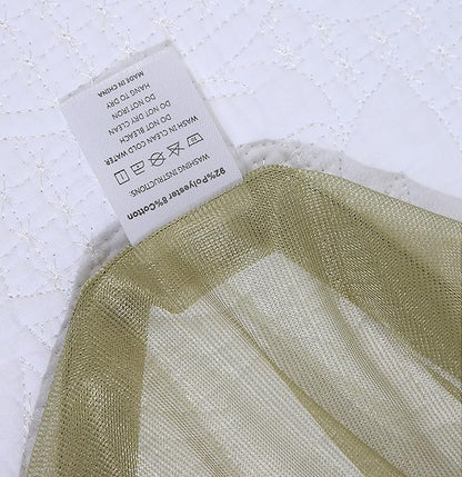 Akiky Canopy for Girls Room Bed Curtains Sheer Curtain for Twin Full Queen Size Bed Drapes,8 Panels Canopies with Light,Room Décor(Twin,Sage Green)