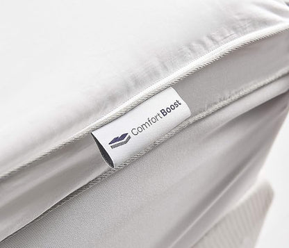 COMFORT BOOST™ Extra Thick, Cooling Mattress Topper — Pillowtop, Down Alternative Mattress Pad with Deep Pockets (8-21" Depth) Fits All Mattress Sizes, Helps Ease Back Pain & Protects — TwinXL