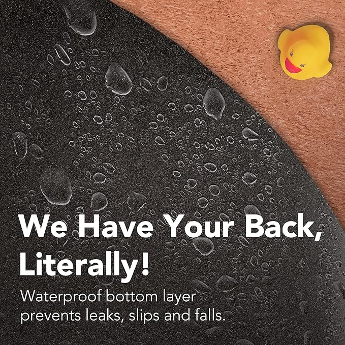 Lukamoo® Cute Cat Litter Mat (30’’x20’’), Large/L, for Kitty Litter & Cute Cat Litter Box, Litter Trapping Mat (Calico)-Mewly Pet