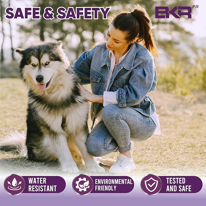 Flea Collar for Dogs – 2 Pack 16 Month Natural Flea & Tick Prevention Dog Flea Collar Adjustable One Size Fits All, Safe and Effective-Mewly Pet