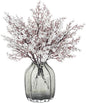 JAKY-Global Babys Breath Fabric Cloth Artificial Flowers 6 Bundle European Fake Silk Plants Decor Wedding Party Decoration Bouquets Real Touch DIY Home Garden (Silver 6pcs)