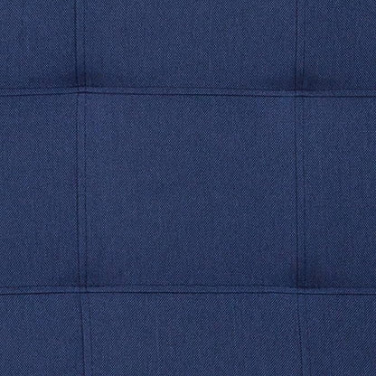 Flash Furniture Bedford Box Stitch Tufted Upholstered Queen Size Headboard in Navy Fabric
