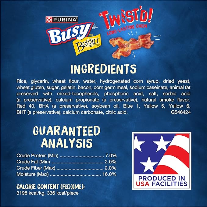 Purina Busy with Beggin’ Twist’d Adult Dog Chew Bone Treats - 10 ct. Pouch-Mewly Pet