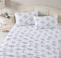 Laura Ashley - Flannel Sheets Full Size, Anti-Pilling & Wrinkle Resistant Cotton, Touchably Soft for All-Season Comfort - Bed Sheets with Matching Pillowcases & Fitted Sheet (Jessika Lavender)