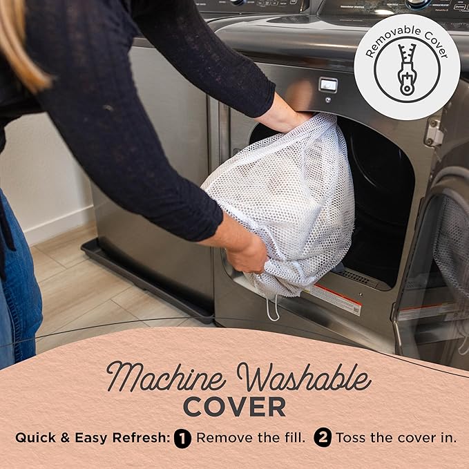 Best Friends by Sheri Shag Lounge Bed Calming Faux Fur Dog Bed, Taupe, Large 36" x 27"-Mewly Pet