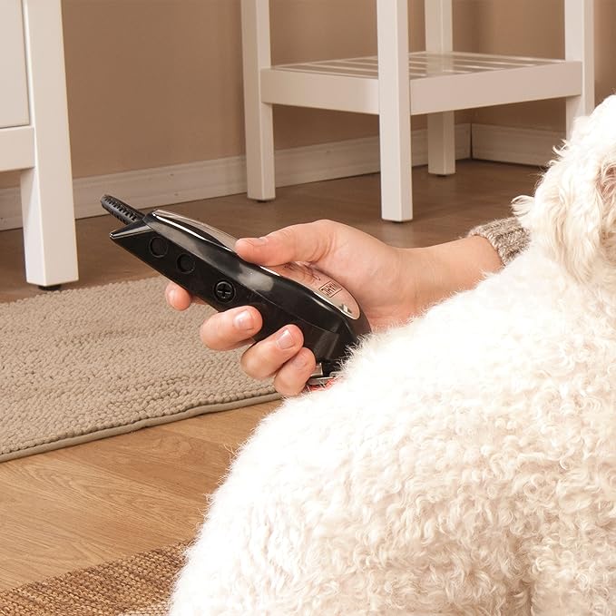 Wahl USA Clipper Pet-Pro Dog Grooming Kit - Electric Corded Dog Clipper for Dogs & Cats with Fine & Medium Coats - Model 9281-210-Mewly Pet