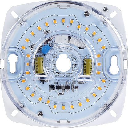 4" PCB Size 4000K Dimmable LED Light Engine 5.39" Overall Size, 17W 1200LM 120V CRI90, Retrofit Light Kit for Ceiling Fan, Pendant, Lantern Garden，Ceiling Flush， UL/ES/JA8