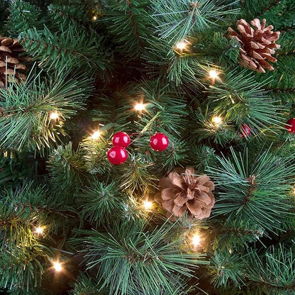 Dazzle Bright Christmas Mini String Lights, 60FT 300 Incandescent Green Wire Fairy Lights UL Certified Christmas Decorations for Indoor Outdoor Yard Party Xmas Tree Decor, Warm White