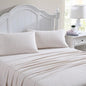 Laura Ashley - Flannel Sheets Full Size, Anti-Pilling & Wrinkle Resistant Cotton, Touchably Soft for All-Season Comfort - Bed Sheets with Matching Pillowcase & Fitted Sheet (Evie Pink)