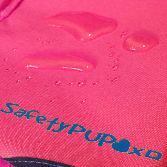 Dog Reflective Vest – Hi-Vis Fluorescent Visibility That Helps to Safeguard Your Pet On/Off Leash in Urban & Rural Areas (Pink, X-Large)-Mewly Pet