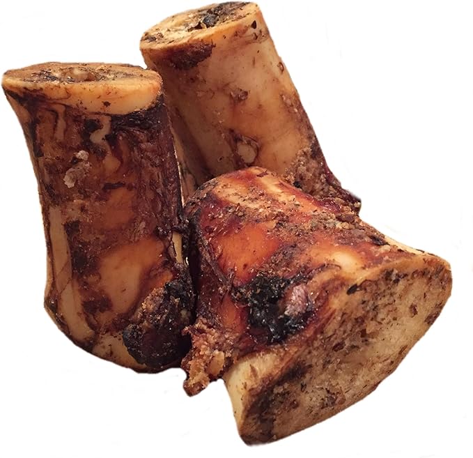K9 Connoisseur Beef Marrow Dog Bones Long Lasting for Aggressive Chewers - USA Made Single Ingredient Dynamo Bone for Small and Medium Dogs Upto 50 Pounds - 3 Pack-Mewly Pet