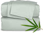 Full Sheets by Pure Bamboo, Genuine 100% Organic Viscose Derived from Bamboo Bed Sheet Set, Luxuriously Soft & Cooling, Double Stitching, Lifetime Quality Promise (Full, Sea Glass)