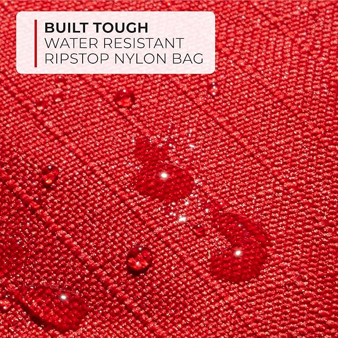 Thrive First Aid Safety Kit - 100-Piece Bag - Compact Waterproof Rip-Stop Nylon Pouch - Multi-Size Bandages, Antiseptic Wipes & Safety Pins for Car & Travel-Mewly Pet