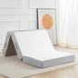 Folding Mattress, 6 Inch Memory Foam Tri-fold Mattress with Breathable & Washable Bamboo Fiber Fabric Cover, Foldable Floor Guest Bed for Camping, Road Trip, Twin
