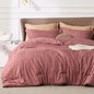 Bedsure Queen Comforter Set - Pink Clay Soft Bedding for All Seasons, Cationic Dyed Bed Set, 3 Pieces, 1 Queen Size Comforter (90"x90") and 2 Pillow Shams (20"x26"+2")