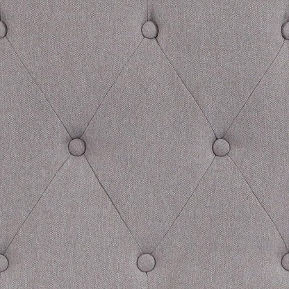 Flash Furniture Cambridge Tufted Upholstered Queen Size Headboard in Light Gray Fabric
