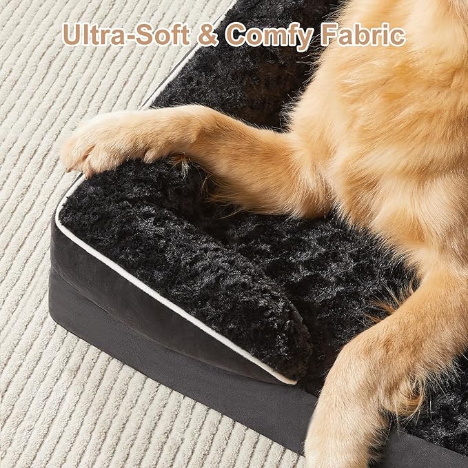 WNPETHOME Dog Beds for Large Sized Dogs, Washable Orthopedic Dog Couch Sofa Bed with Waterproof Lining & Non-Skid Bottom for Pet Sleeping-Mewly Pet