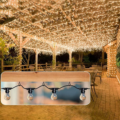 24 PCS Q-Hanger Hooks, Screw Hooks for Outdoor String Lights, Safety Buckle Design Cup Eye Hook for Hanging Christmas Lights, Plants, Wind Chimes, Mounted on Wall Ceiling, Include 1 Wing Nut Driver