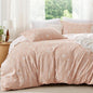 Bedsure King Comforter Set - Dusty Rose Bed Set, 3 Pieces Cute Floral Bedding, 1 Soft Reversible Botanical Flowers Comforter and 2 Pillow Shams