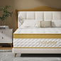 Cooling Gel Memory Foam Hybrid Mattress, 12 Inch Queen Size Mattress in A Box with Pocket Springs for Back Pain & Pressure Relief, Medium Firm Feeling with CertiPUR-US Certified Foam