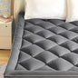 SLEEP ZONE Extra Thick Twin Mattress Topper for Back Pain, Plush Breathable Thick Mattress Pad Cover, Down Alternative Soft Bed Topper with Elastic Fitted Deep Pocket