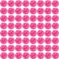 Auihiay 64pcs Hydrangea Artificial Flowers, Rose Red Artificial Hydrangea Flowers, Silk Hydrangea Heads with Stems for Garden, Home Party Baby Shower DIY Wedding Centerpiece (Rose Red)