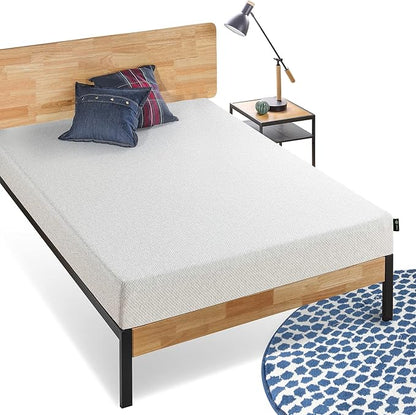 ZINUS 8 Inch Ultima Memory Foam Mattress, Twin, Fiberglass Free, Pressure Relieving, CertiPUR-US Certified, Mattress in A Box, White