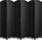 Sorbus 6 Panel Room Divider 6 ft. Tall - Privacy Screen, Extra Wide Double Hinged Panels, Mesh Hand-Woven Design, Partition Room Dividers and Folding Privacy Screens, Wall Divider for Room Separation