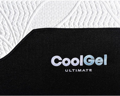 Cool Gel Chill 14 Inch Medium Firm Memory Foam Mattress Queen Size, with 2 Bonus CoolGel Memory Foam Bed Pillows, 14" with Pressure Relief, CertiPUR-US Certified, Cooling Queen Mattress in a Box