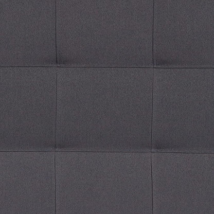 Flash Furniture Bedford Tufted Upholstered Twin Size Headboard in Dark Gray Fabric