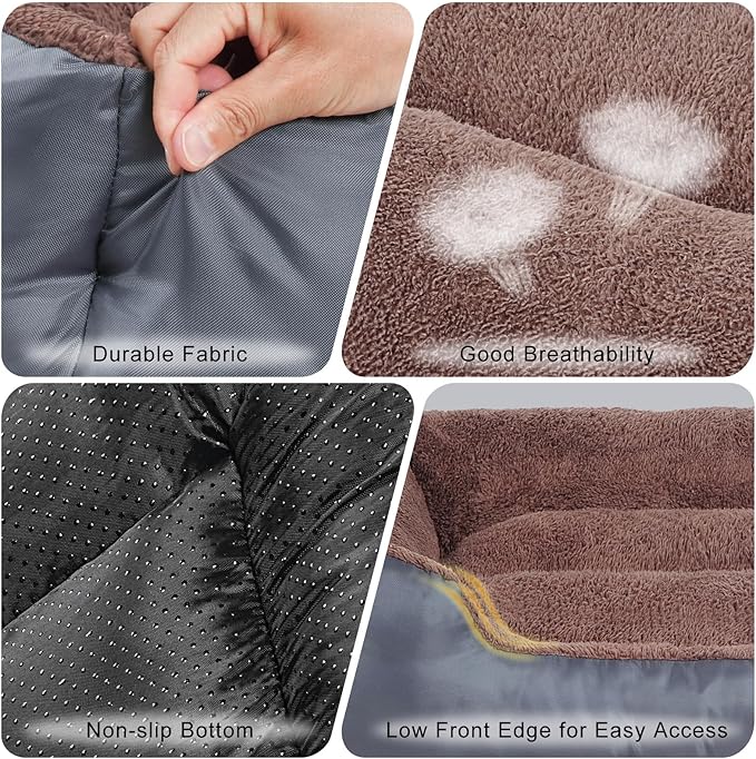 Dog Beds for Jumbo Dogs, Large Pet Beds Machine Washable, Soft Dog Sofa Bed with Non-Slip Bottom-Mewly Pet