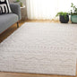 SAFAVIEH Arizona Shag Collection Area Rug - 6' x 8', Ivory & Beige, Moroccan Design, Non-Shedding & Easy Care, 1.6-inch Thick, Ideal for The Living Room, Dining, Bedroom (ASG741A)
