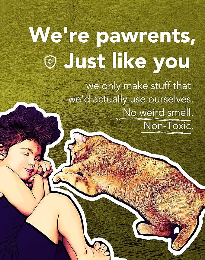 Lukamoo® Cute Cat Litter Mat (30’’x20’’), Large/L, for Kitty Litter & Cute Cat Litter Box, Litter Trapping Mat (mackerel tabby)-Mewly Pet