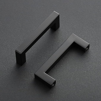 Ravinte 20 Pack 3-1/2 Inch Kitchen Square Cabinet Handles Matte Black Pulls Black Drawer Pulls Kitchen Cabinet Hardware Handles