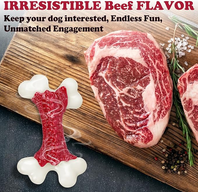 Tough Dog Toys, Dog Toys for Aggressive Chewers Large Breed, Aggressive Chew Toys for Large Dogs (2 Pack)-Mewly Pet