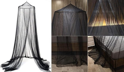 Mosquito Net Bed Canopy for Girls,King Canopy Bed Curtains Full Queen Size from Ceiling,Dome Mosquito Netting Bed Tent Twin Girls Princess Canopy Bed White Decor for Baby Crib,Kid Bed and Adult Beds
