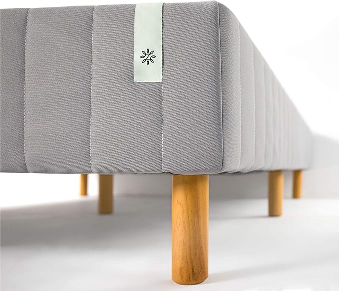 ZINUS GOOD DESIGN Award Winner Justina Metal Mattress Foundation, 16 Inch Platform Bed, No Box Spring Needed, Twin, Grey