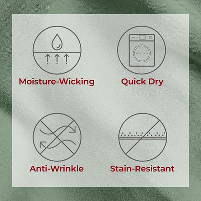 Mellanni Extra Deep King Sheets - 4 PC Iconic Collection Bedding - Hotel Luxury, Ultra Soft, Cooling Bed Sheets - Wrinkle, Fade, Stain Resistant (King, Sage)