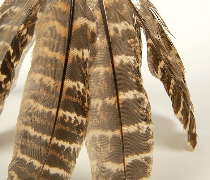 SmartyKat Toss-A-Fox Feather Toss & Chase Cat Toy, Randomly Selected Color - Brown OR White, One Size-Mewly Pet