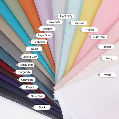 OVZME 2 Pieces Bedroom Curtains 96" Length for Farmhouse, Voile Drapes Light Airy Window Decor for Patio Door Living Room Bedroom Dining, Sage Green, Each W42 X L96 inches, 1 Pair
