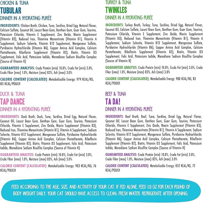 Weruva B.F.F. Play - Best Feline Friend Paté Lovers, Aw Yeah!, Paté Jamboree! Variety Pack, 3oz Pouch (Pack of 12)-Mewly Pet