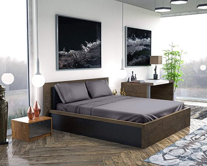 DREAMCARE Twin Sheets - Cooling Bed Sheets - 4pcs Set - Twin Bed Sheets - Twin Sheet Set - Bed Sheets Twin Soft & Long Lasting 100% Fine Brushed Polyester with Side Pocket - Gray